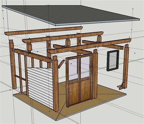 Plan Projet Abri De Jardin Par Tbim Sur L Air Du Bois