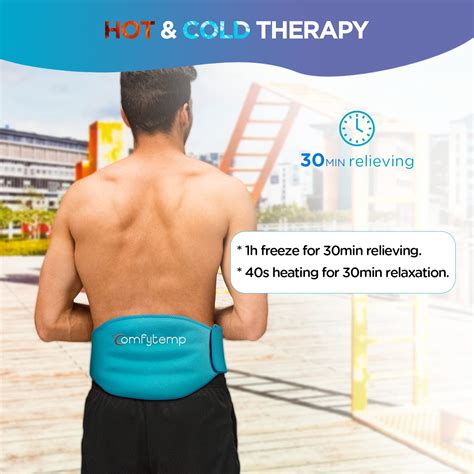 Comfytemp Ice Pack For Back Pain Relief Reusable Gel