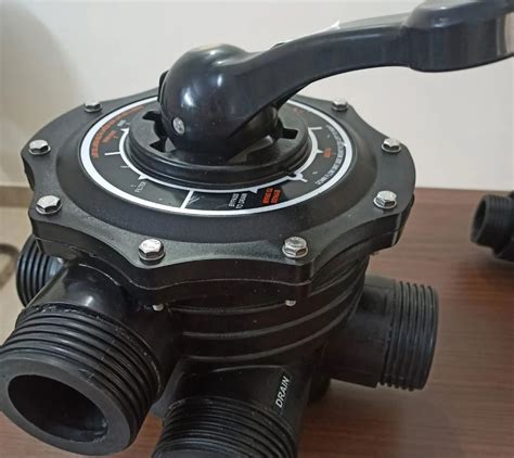 PVC High Pressure Multiport Valve Side Mount 40 NB For Water Treatment