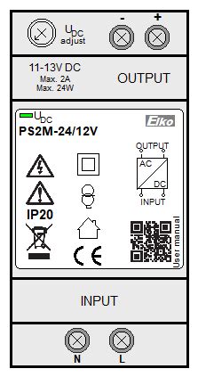 Symbol Distribution Board Elko Installation Contactors Ps M V