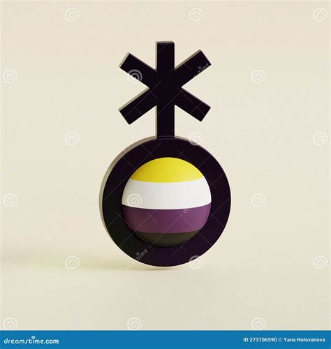 Non Binary Pride Flag Symbol Of Lgbt Community Vector Flag Sexual