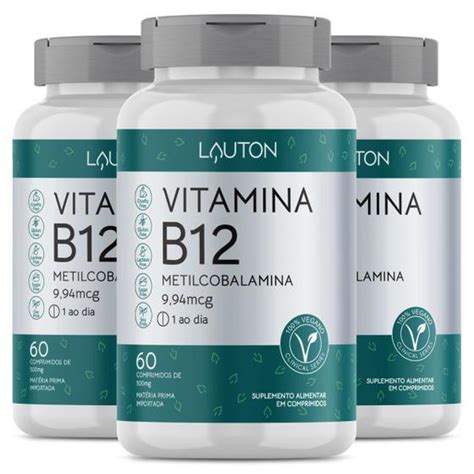 Kit Potes Vitamina B Comprimidos Auxilia Na Mem Ria Lauton