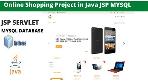 Online Shopping Project In Java Jsp Servlets Mysql Netbeans Source