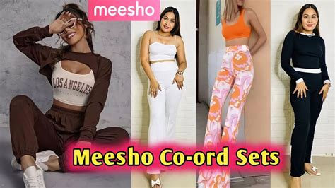 Meesho Co Ords Set Meesho Haul Meesho Korean Style Tops Dress Haul