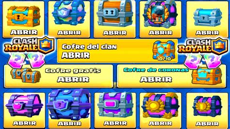 Abriendo Todos Los Cofres De Clash Royale Apertura De Todos Los Cofres Clash Royale Youtube