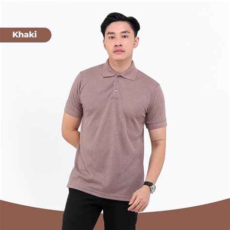 Jual BROGUY Kaos Polo Shirt Pria Waffle Chestnut Shopee Indonesia