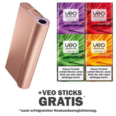 Glo Hyper X Air Rose Gold F R Nur Gratis Veo Sticks