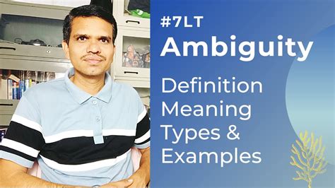 Ambiguity Examples
