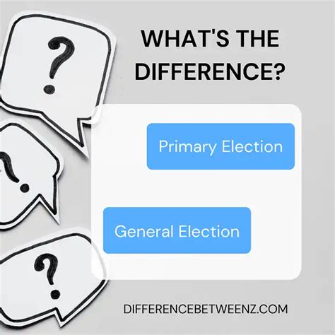 Difference Between Primary And General Election Difference Betweenz