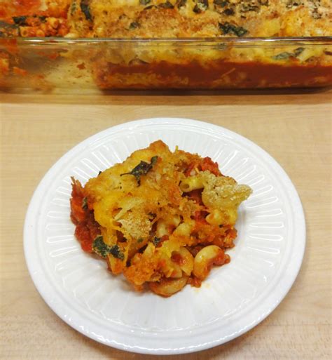 Baked Macaroni And Cheese With Tomato Sauce Recipe Treasure