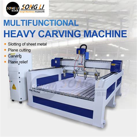 Buy Songli 1325 2 2kw Heavy Cnc Router Engraving Hollow Embossing