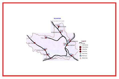 District Maps With Medical Aids Government Of Himachal Pradesh India