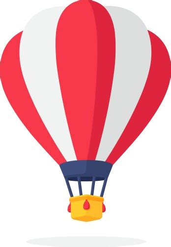 Hot Air Balloon Royalty Free Vector Image VectorStock