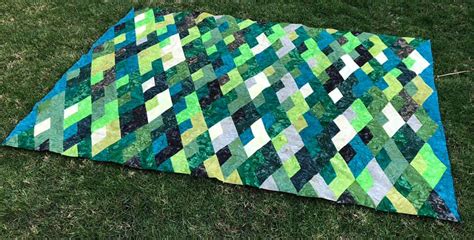 Green Boomerang Quilt