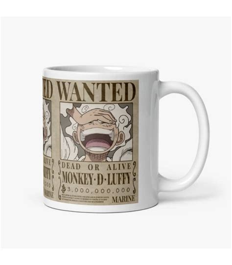 Comprar Taza Cer Mica Wanted Luffy Gear Five One Piece