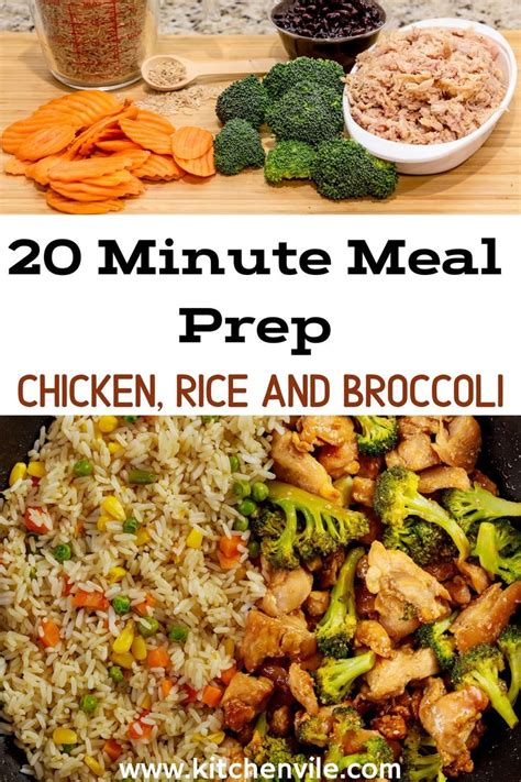 Minute Meal Prep Chicken Rice And Broccoli Chicken Meal Prep