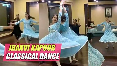 Jhanvi Kapoor Classical Dance Practice You Never Seen Before Dot