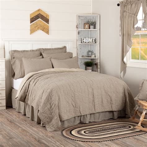 Dark Creme Charcoal White Farmhouse Bedding Miller Farm Charcoal