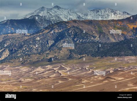 Great Sand Dunes Stock Photo Alamy