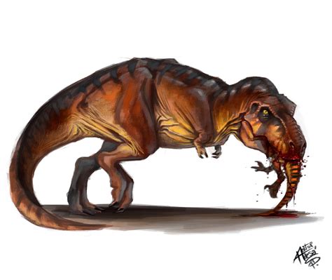 Artstation Tyrannosaurus Rex Jurassic Park Rexy