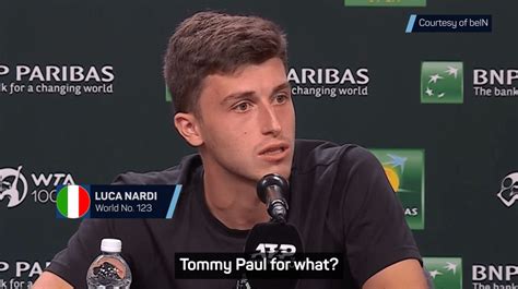 Atp Indian Wells Quand Luca Nardi Tombeur De Novak Djokovic