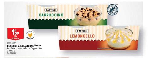 Promo Dessert L Italienne D Antelli Chez Aldi Icatalogue Fr