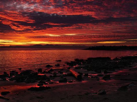 Wallpaper Sunlight Landscape Sunset Sea Nature Reflection Beach