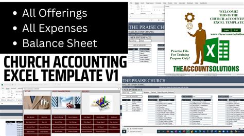 Church Account Excel VBA Template Part 1 Video YouTube