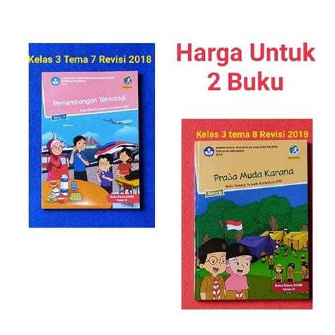 Buku Tematik Kelas Tema Dan Revisi Lazada Indonesia