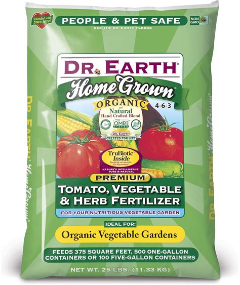 Amazon Dr Earth Home Grown Tomato Vegetable Herb Fertilizer