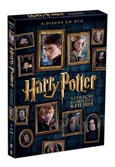 Box Harry Potter A Coleção Completa 8 Filmes Dvd Lacrado Parcelamento