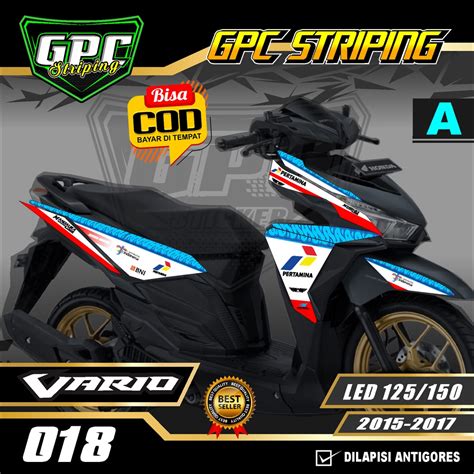 Jual Sticker Striping Stiker Lis Variasi Vario Led Thailand