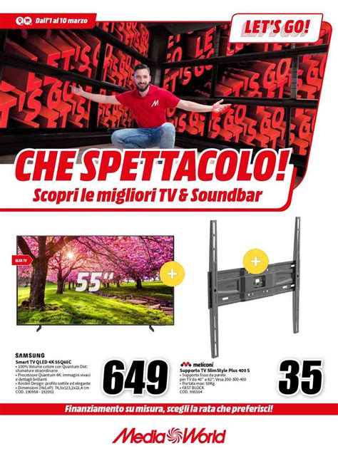 Volantino Mediaworld Tv E Soundbar Dal Al Marzo