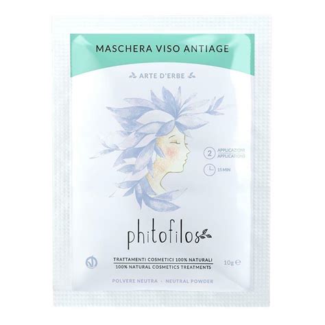 Maschera Viso Antiage Phitofilos BIO Profumeria Organic Milano