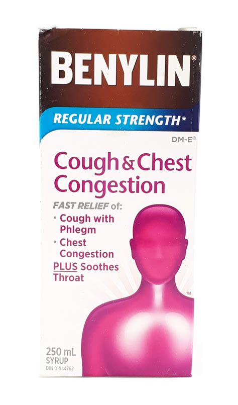 Benylin Regular Cough And Chest Congestion 250 Ml Green Valley Pharmacy