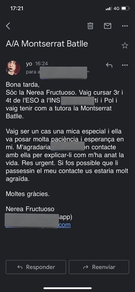 Nei Nei On Twitter He Encontrado El Mail Del Instituto Y La Suerte