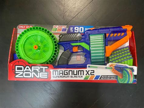 New In Box Dart Zone Magnum Superdrum Blaster Like Nerf Gun Hobbies