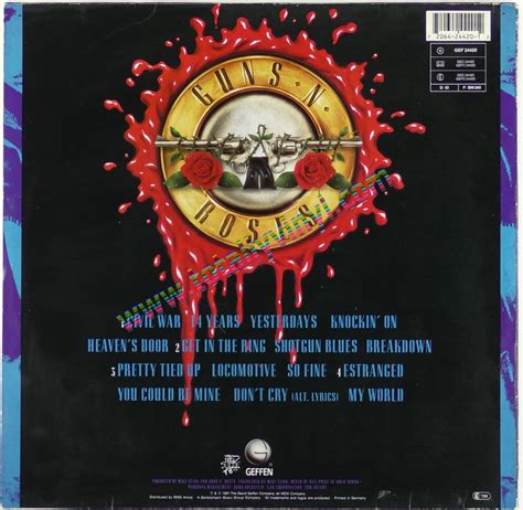 Totally Vinyl Records Guns N Roses Use Your Illusion Ii Lp Lp X