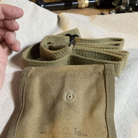 Original Ww2 Us 30 M1 Carbine Buttstock Magazine Pouch “sm Co 43” Wwii Ebay