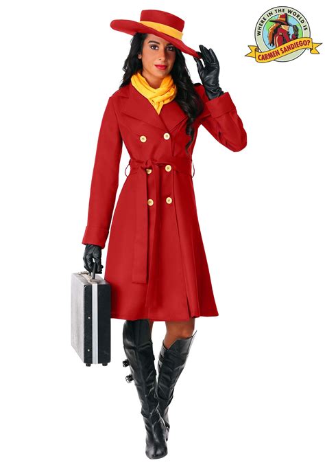 Carmen Sandiego Womens Costume