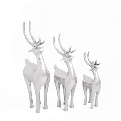 Vintage Reindeer Trio Nambé