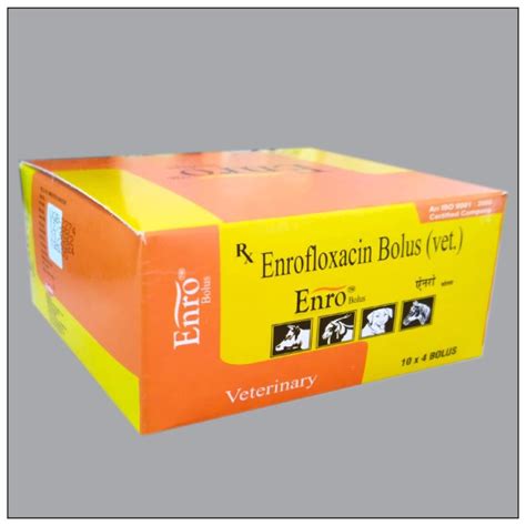 Enro 1500mg Bolus For Veterinary Packaging Type Box At Best Price