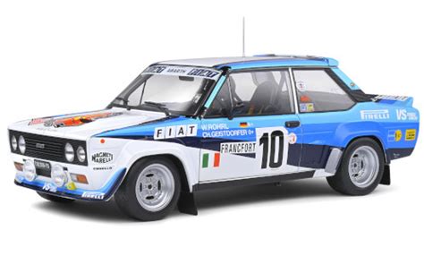 Modellautos Fiat 131 1 18 Solido Abarth No 10 VS Corse Olio Rallye WM