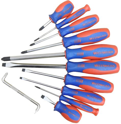 Westward Pieces Phillips Slotted Tip Screwdriver Set Eh