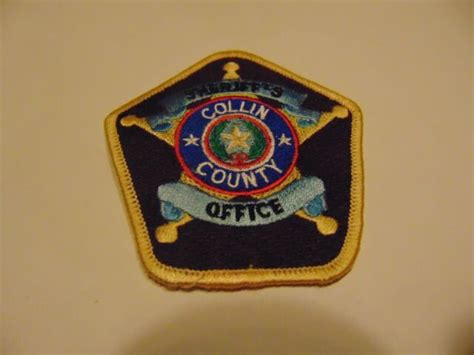 Law Enforcement Patch Police Sheriffs Collin County Office Ebay