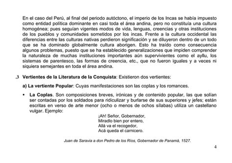 Literatura Peruana De La Conquista Ppt Descarga Gratuita