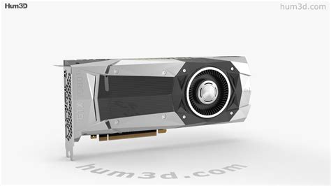 360 View Of Nvidia Geforce Gtx 1080 Ti Graphics Card 3d Model 3dmodels Store