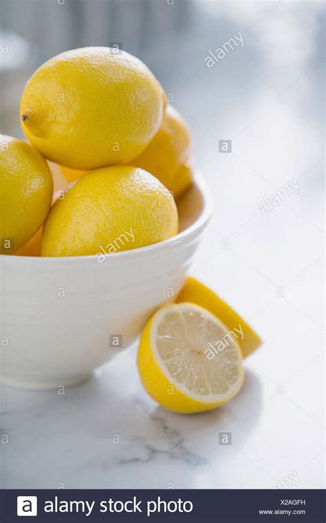 Bowl Of Lemons Stock Photos And Bowl Of Lemons Stock Images Alamy