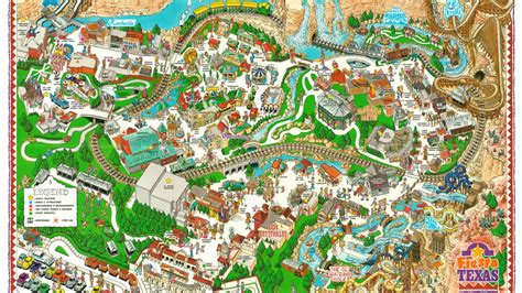 Fiesta Texas Map | Wells Printable Map