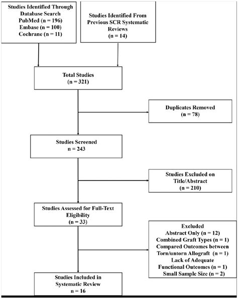 Clinical And Functional Outcomes By Graft Type In Superior Capsular Reconstruction A Systematic